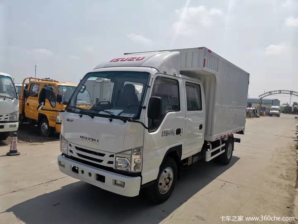 五十铃双排厢式货车，五大部件五十铃研发，油耗低品质牛。质