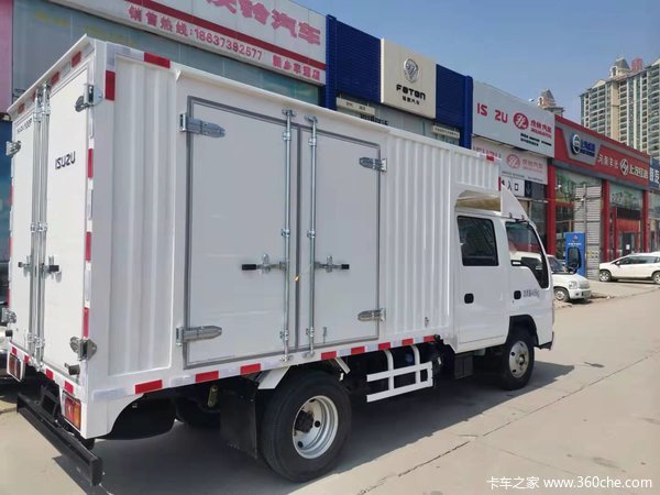 五十铃双排厢式货车，五大部件五十铃研发，油耗低品质牛。质