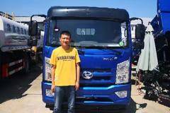 1台风驰自卸车成功交付客户，祝师傅一路发发发