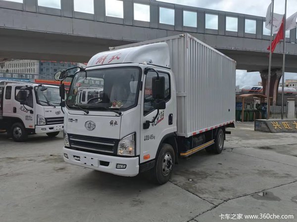 欢迎选购解放牌虎vn轻卡蓝牌厢式车扎西德勒
