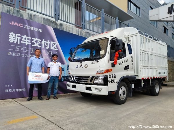 临沧一心江淮骏铃V5排半仓栅车蓝牌合规轻卡热销中