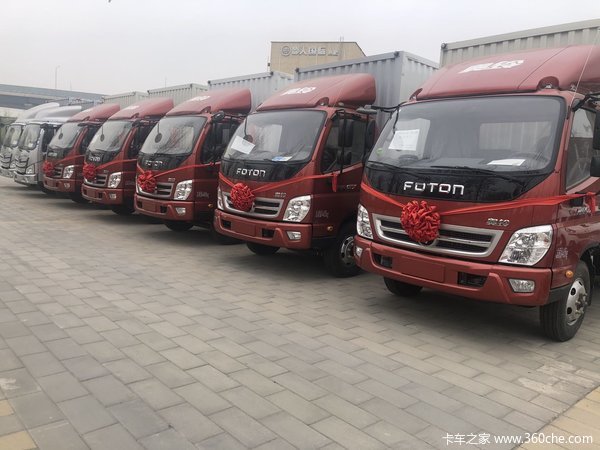 北京怀柔福田奥铃CTX单排厢式货车!
