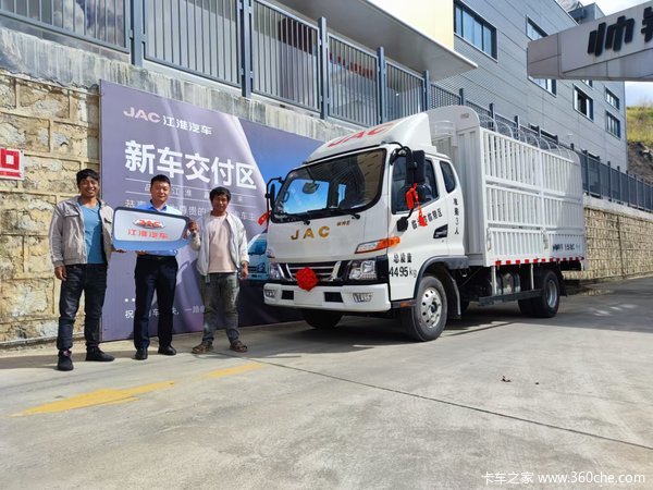 恭喜永德杨总 喜提帅铃E载货车老板发发发