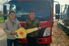 恭喜薛坤 喜提乘龙L2载货车，乘龙卡车致富好帮手，多拉快跑，省油