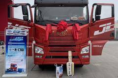 恭喜赵师傅于淮北喜提国六自动挡国六载货车一台