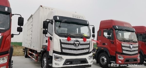 福田 欧航R系 260马力 9.78米厢式载货车(国六