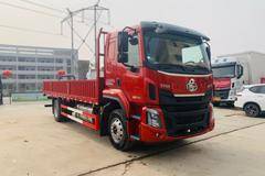 乘龙H5 6米8平顶平底板载货车，自重5.9吨，拉12吨不超载