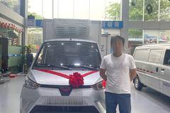 2台五菱电卡电动轻卡成功交付客户，合作只是开始，服务永无止境