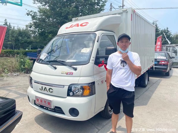 上海景润1台恺达X5载货车 成功交付客户