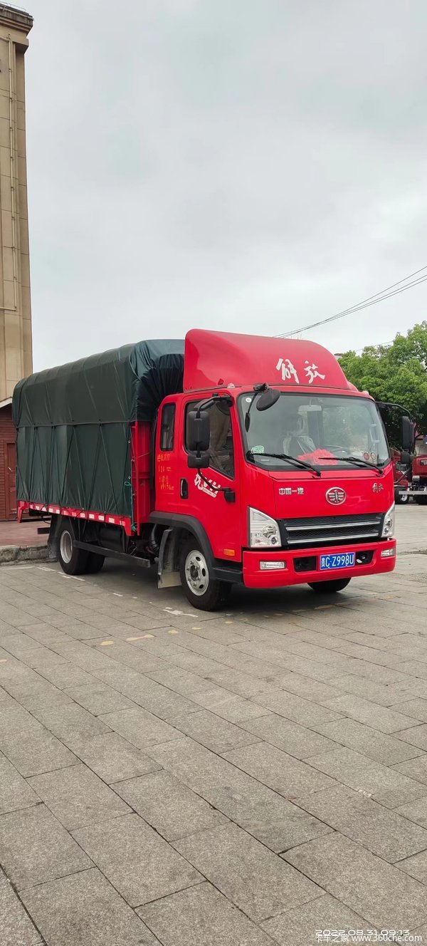 良辰吉日 恭喜老板 喜提虎V载货车