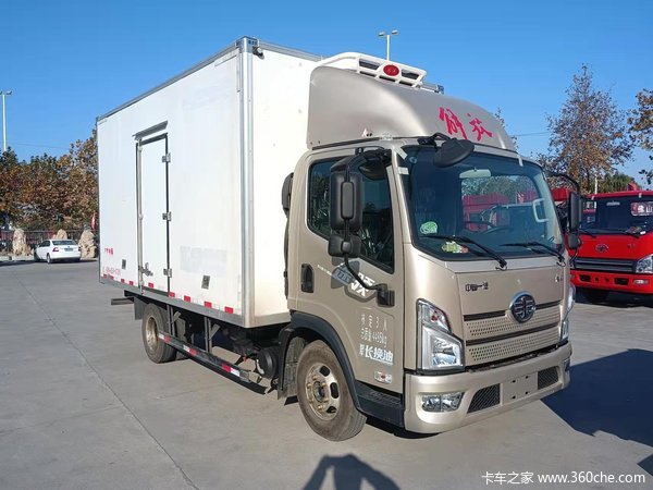 恭喜漯河市吴总喜提解放轻卡冷藏车10台