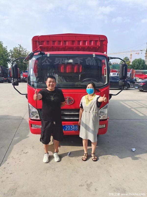 买一汽解放轻卡就来漯河王道一辆解放车一生解放情