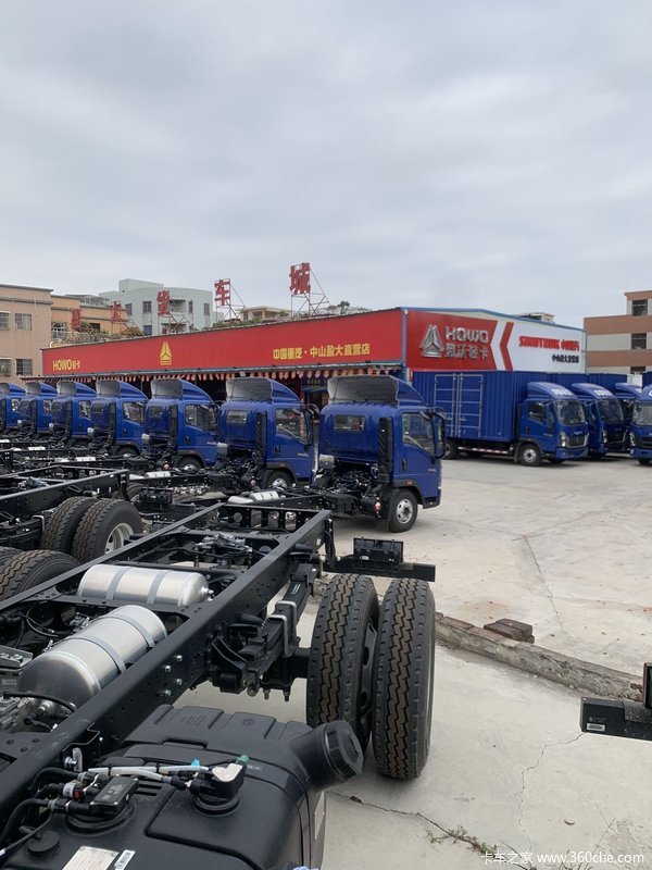 中山·盈大货车城:优惠0.95万 中国重汽HOWO统帅火热促销中