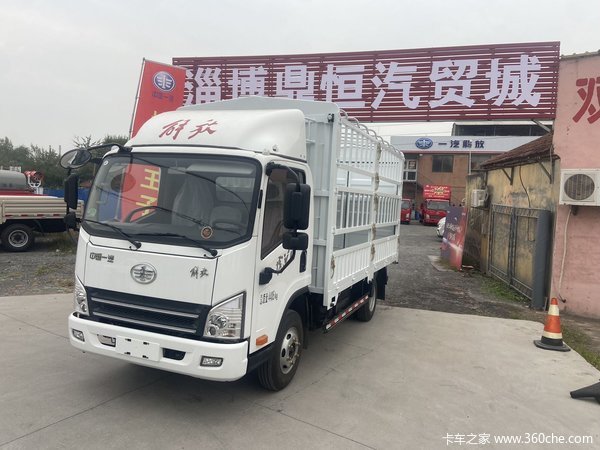 解放新仓栏,物流必领先。鼎恒购车去,方可赚金钱!解放卡车挣钱机器