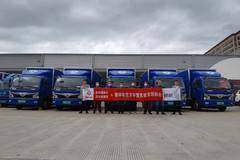 东风福瑞卡新能源混动车型收获德邦物流批量订单