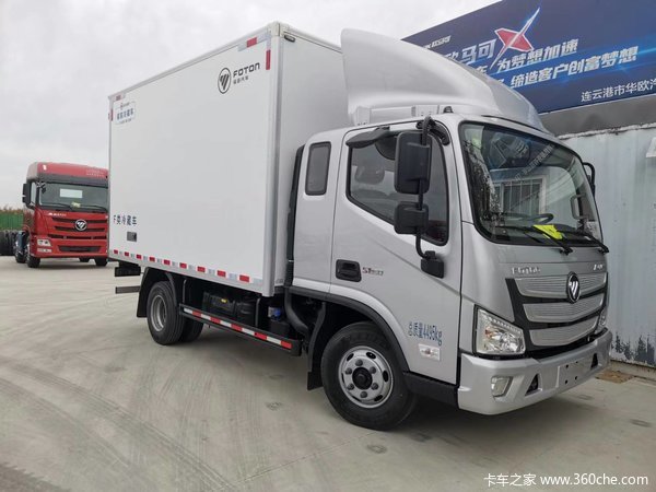 福田 欧马可S1系 智盈版 160马力 3.8米排半厢式轻卡(国