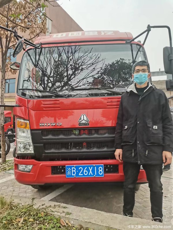 恭喜 向先生 喜提豪沃追梦载货车