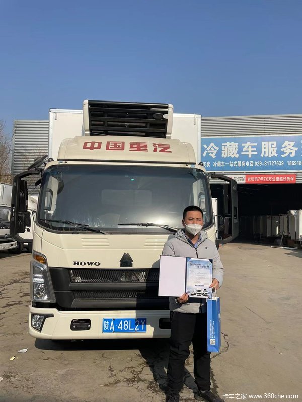 中国重汽豪沃轻卡冷餐车销量稳占榜首，品质服务有保障