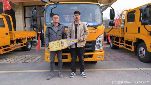 无锡圣邦恭喜恒旭电力 喜提凯威载货车