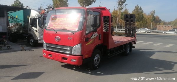 一汽解放平板运输车,云内德威140马力8档变速4210*2300