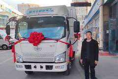 恭喜胡总 喜提解放J6F纯电动仓栅货车
