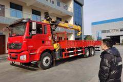 陕汽德龙后八轮徐工12吨G系随车吊上牌无忧