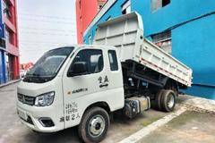 福田瑞沃小金刚蓝牌后双胎国六最后两台排半3.3米车型