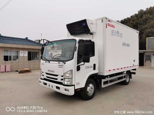 五十铃KV100冷藏车温州市火热促销中 让利高达0.5万