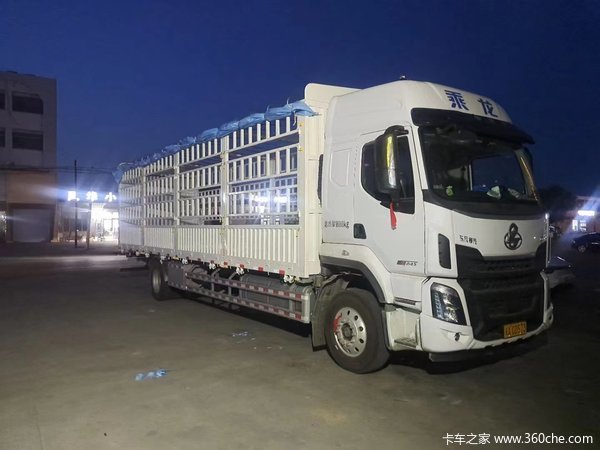 乘龙H5 9.7米大单桥侧帘，骨架，厢车，翼展公告一应俱全，欢迎