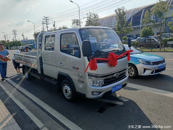 恭喜叶老板 喜提福田时代领航S1双排平板
