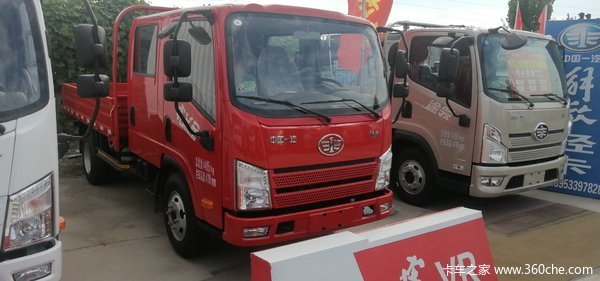 一汽解放双排轻卡,锡柴130马力,32001*900*410