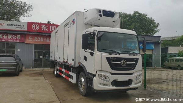 武汉知名食品科技公司高级别冷藏车典范闪亮登场