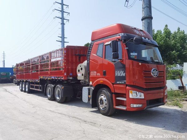 一汽解放J6P510马力LNG牵引车，高额免息万元钜惠！