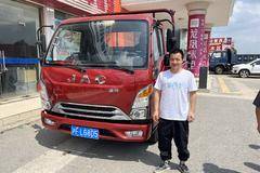 上海海航汽销1台康铃J5载货车成功交付客户