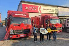 长治壶关连老板喜提重汽豪沃悍将4.2米高栏