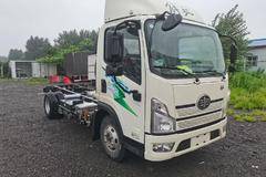 一汽解放轻卡油电混绿牌领途已到店底盘15万