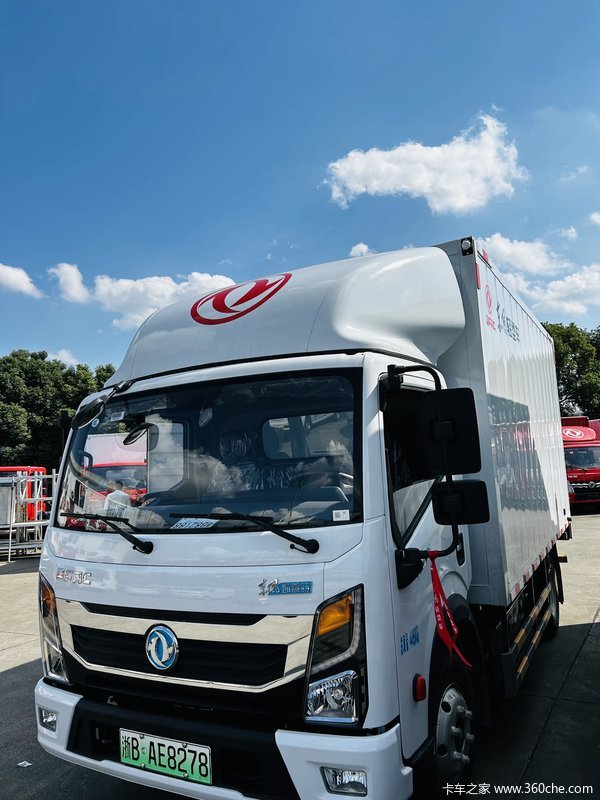 恭喜非成物流再次提车东风凯普特新能源厢车