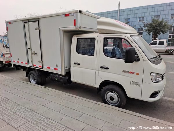 福田 祥菱M2 豪华型 2.0L 122马力 CNG 3.1米双排厢式微卡(国六)(BJ5032XXY5AC6-07)