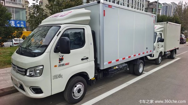 福田 祥菱M2 舒适型 2.0L 122马力 CNG 3.7米单排厢式微卡(国六)(BJ5032XXY5JC6-07)