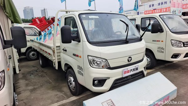 福田 祥菱M2 舒适型 1.6L 122马力 汽油 3.7米单排栏板微卡(BJ1032V5JV5-01)