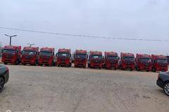 恭喜白银危化大客户喜提10台东风牵引车