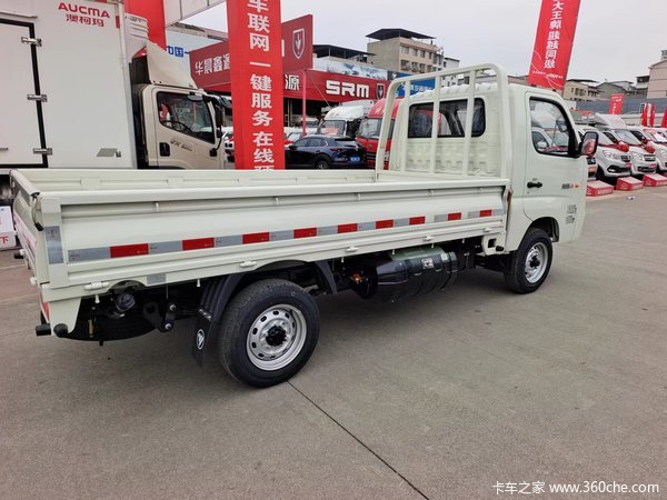 福田 祥菱M1 舒适型 1.6L 105马力 CNG 3.1米单排栏板微卡(BJ1031V5JC4-01)