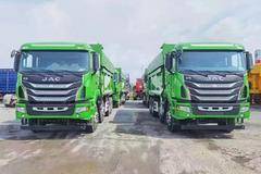 江淮8×4前四后八5.6米自卸车现车优惠欢迎新老客户进店详询详询