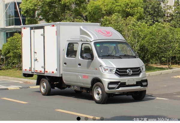 拉人载货两不误,双排后单轮2.7米集装箱为您挡风遮雨