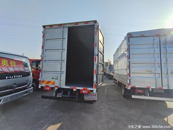 福田奥铃 玉兔Ⅲ 158马力 4.14米AMT自动档单排厢式轻卡