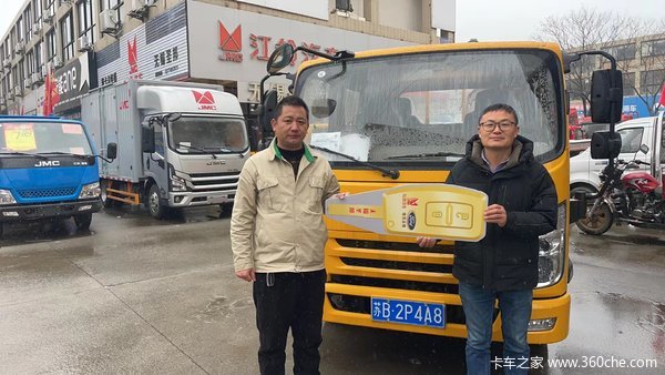 恭喜无锡市荣高电力建设工程有限公司 喜提凯威载货车