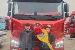 恭喜李先生吉日 喜提解放JH6牵引车