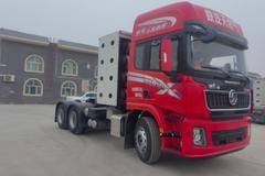 陕汽德龙助力大件运输大型机械拉运，省时省力