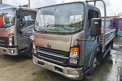 嘉兴豪沃轻卡店 地库版3.65米栏板新车到店