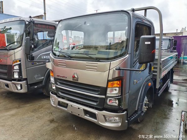 嘉兴豪沃轻卡店 地库版3.65米栏板新车到店
